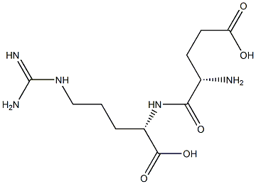 H-GLU-ARG-OH 结构式
