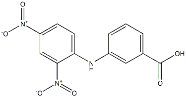 Benzoic acid, 3-[(2,4-dinitrophenyl)amino]- 结构式