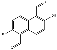 2,6-二醛基-1,5-二羟基萘 结构式