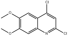 2,4-dichloro-6,7-dimethoxyquinoline 结构式