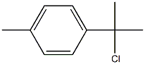 Benzene, 1-(1-chloro-1-methylethyl)-4-methyl- 结构式