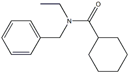 N-benzyl-N-ethylcyclohexanecarboxamide 结构式