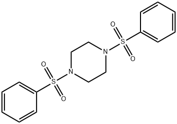 1,4-bis(benzenesulfonyl)piperazine 结构式