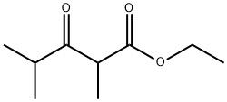 Pentanoic acid, 2,4-dimethyl-3-oxo-, ethyl ester 结构式