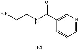 N-(2-氨基乙基)烟酰胺二盐酸盐 结构式