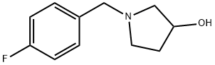 1-(4-氟苄基)吡咯烷-3-醇 结构式