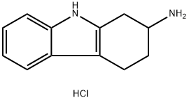 2,3,4,9-四氢-1H-咔唑-2-胺盐酸盐 结构式