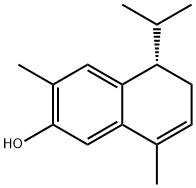 2-Naphthalenol, 5,6-dihydro-3,8-dimethyl-5-(1-methylethyl)-, (5S)- 结构式