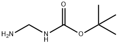 TERT-BUTYL (AMINOMETHYL)CARBAMATE 结构式