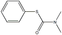 Carbamothioic acid, dimethyl-, S-phenyl ester 结构式