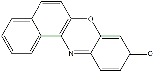 9H-Benzo[a]phenoxazin-9-one 结构式