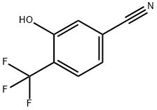 3-羟基-4-三氟甲基苯甲腈 结构式