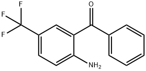 (2-氨基-5-(三氟甲基)苯基)(苯基)甲酮 结构式