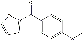 furan-2-yl-(4-methylsulfanylphenyl)methanone 结构式