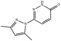 6-(3,5-dimethyl-1H-pyrazol-1-yl)pyridazin-3-ol 结构式