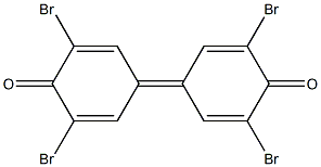 2,5-Cyclohexadien-1-one,2,6-dibromo-4-(3,5-dibromo-4-oxo-2,5-cyclohexadien-1-ylidene)- 结构式