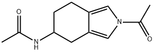 N-(2-Acetyl-4,5,6,7-tetrahydro-2H-isoindol-5-yl)-acetamide 结构式