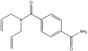 N,N-diprop-2-enylbenzene-1,4-dicarboxamide 结构式