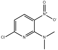 (6-Chloro-3-nitro-pyridin-2-yl)-dimethyl-amine 结构式