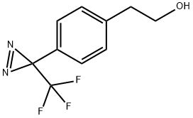 2-(4-(3-(trifluoromethyl)-3H-diazirin-3-yl)phenyl)ethan-1-ol 结构式