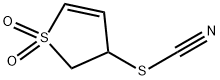 3-thiocyanato-2,3-dihydrothiophene 1,1-dioxide 结构式