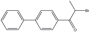 2-BROMO-1-(4-PHENYLPHENYL)PROPAN-1-ONE	 结构式