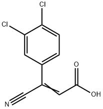 3-氰基-3-(3,4-二氯苯基)败脂酸 结构式