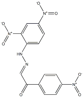 Ethanone,1-(4-nitrophenyl)-, 2-(2,4-dinitrophenyl)hydrazone 结构式