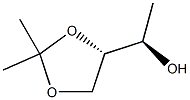 (S)-1-((R)-2,2-二甲基-1,3-二氧戊环-4-基)乙-1-醇 结构式