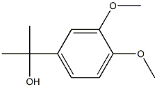 2-(3,4-二甲氧基苯基)丙-2-醇 结构式