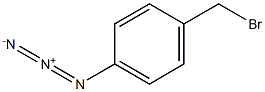 1-叠氮基-4-(溴甲基)苯 结构式