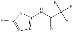 Acetamide, 2,2,2-trifluoro-N-(5-fluoro-2-thiazolyl)- 结构式