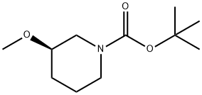 (R)-TERT-BUTYL 3-METHOXYPIPERIDINE-1-CARBOXYLATE 结构式