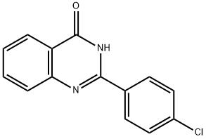 2-(4-氯苯基)喹唑啉-4(3H)-酮 结构式