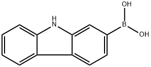 2-硼酸咔唑 结构式