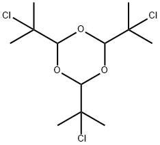 2,4,6-三(2-氯-2-丙基)-1,3,5-三氧杂环己烷 结构式