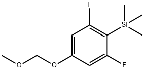 [2,6-difluoro-4-(methoxymethoxy)phenyl]-trimethylsilane 结构式