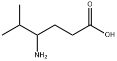 4-氨基-5-甲基己酸 结构式