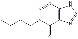 4H-Imidazo[4,5-d]-1,2,3-triazin-4-one,3-butyl-3,7-dihydro- 结构式