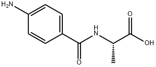 4-氨基-苯甲酰-L-丙氨酸 结构式