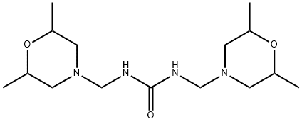 Urea,N,N'-bis[(2,6-dimethyl-4-morpholinyl)methyl]- 结构式