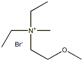 N,N-二乙基-2-甲氧基-N-甲基乙烷-1-溴化铵 结构式