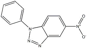 5-硝基-1-苯基-1H-苯并[D][1,2,3]三唑 结构式
