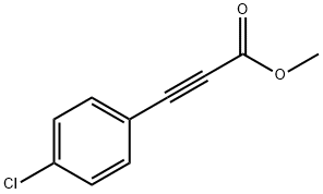 3-(4-氯苯基)丙炔酸甲酯 结构式