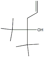 5-Hexen-3-ol, 3-(1,1-dimethylethyl)-2,2-dimethyl- 结构式
