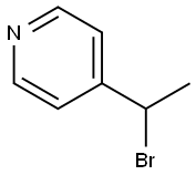 4-(1-bromoethyl)pyridine 结构式