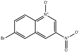 6-溴-3-硝基喹啉 1-氧化 结构式