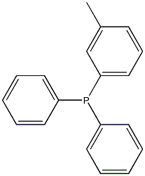 (3-methylphenyl)-diphenyl-phosphane 结构式