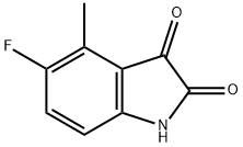 4-methyl-5-fluoroisatin 结构式