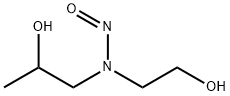 N-(2-羟乙基)-N-(2-羟丙基)亚硝酰胺 结构式